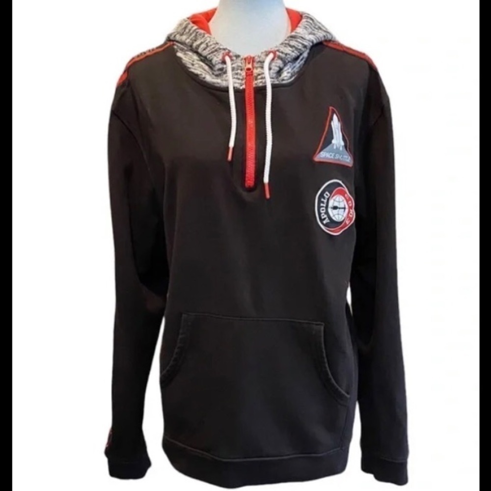 Buzz Aldrin/ NASA Apollo 3 Hoodie / L /Unisex